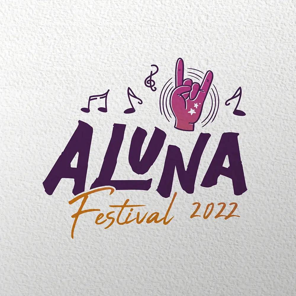 Logo pour un festival de musiques, à Ruoms en Ardèche (07)