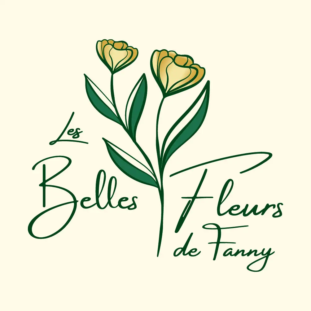Logo pour une fleuriste, à Alès dans le gard (30)